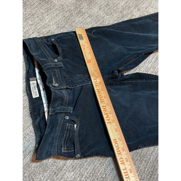 y2k grunge streetwear everyday Old navy corduroy straight jeans sz 8S low rise - Picture 7 of 10